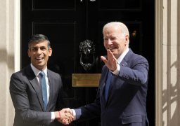 بايدن يلتقي سوناك في داونينج ستريت