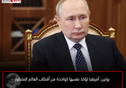 بوتين: أفريقيا تؤكد نفسها كواحدة من أقطاب العالم المتطور