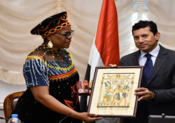 وزير الشباب يلتقي الأمين العام لمنظمة الكونفجيس لبحث تعزيز أُطر التعاون الثنائي