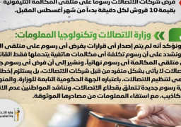 بالإنفوجراف.. الحكومة تنفي فرض شركات الاتصالات رسوما على متلقي المكالمة التليفونية