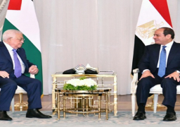 بالصور .. الرئيس السيسي يؤكد دعم مصر الثابت والتاريخي للشعب الفلسطيني الشقيق