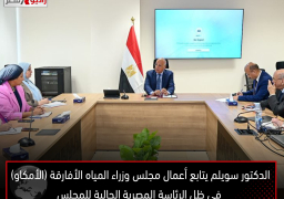 الدكتور سويلم يتابع أعمال مجلس وزراء المياه الأفارقة (الأمكاو) فى ظل الرئاسة المصرية الحالية للمجلس