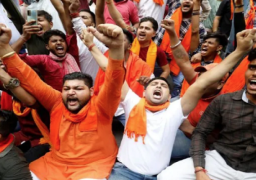 مظاهرة هندوسية تطالب بقانون يحد من تزايد عدد المسلمين الهنود