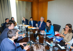 وزيرة التعاون الدولي تلتقي وفد ممثلي لجنة الشئون الخارجية بالكونجرس الأمريكي