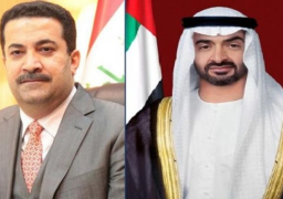رئيس الإمارات يبحث مع رئيس وزراء العراق هاتفيا العلاقات الثنائية