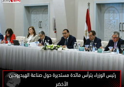 رئيس الوزراء يترأس مائدة مستديرة حول صناعة الهيدروجين الأخضر