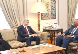 بالصور.. وزير الخارجية للمبعوث الأممي لليمن: مصر ملتزمة بدعم دور الأمم المتحدة في تسوية الأزمة اليمنية
