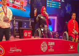 رحاب رضوان تتوج بذهبية وزن 55 كجم ببطولة العالم لرفع الأثقال البارالمبي