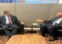 وزير الخارجية يستقبل وزير خارجية إسرائيل على هامش أعمال الجمعية العامة للأمم المتحدة