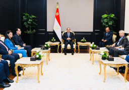الرئيس السيسي يستقبل بمدينة شرم الشيخ رئيس مجلس إدارة البنك الآسيوي للاستثمار في البنية التحتية