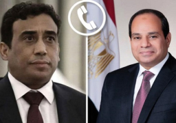 السيسي للمنفي: مصر لن تدخر جهداً في دعم الأشقاء الليبيين وتقديم جميع صور الإغاثة والمساندة