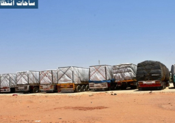 بالصور .. النقل: تقديم الدعم اللوجستي لسائقي الشاحنات على الحدود المصرية السودانية