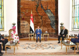 بالصور ..الرئيس السيسي يستقبل رئيسة مجلس الشيوخ لجمهورية غينيا الاستوائية