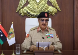 بالفيديو .. المشير حفتر يشكر مصر ويشيد بتوجيهات الرئيس السيسي بتقديم الدعم لليبيا