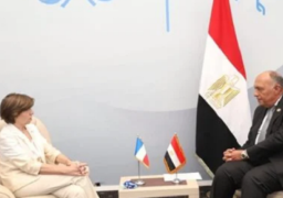 سامح شكري يستقبل وزيرة خارجية فرنسا لعقد جلسة مباحثات ثنائية