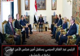 الرئيس عبد الفتاح السيسي يستقبل أمين مجلس الأمن الروسي نيكولاي باتروشيف