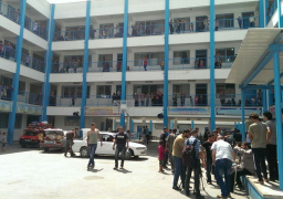 74 ألف فلسطيني نزحوا إلى مدارس الأونروا في قطاع غزة