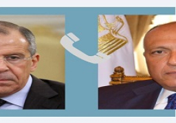 وزير الخارجية يناقش مع وزير خارجية روسيا دور مجلس الأمن في وقف التصعيد على الساحتين الفلسطينية والإسرائيلية