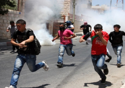 إصابة 7 فلسطينيين خلال مواجهات مع الاحتلال الإسرائيلي شمال الضفة