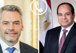 الرئيس السيسي يبحث هاتفيا مع مستشار النمسا جهود احتواء الموقف بين الجانبين الفلسطيني والإسرائيلي