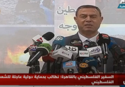 السفير الفلسطيني بالقاهرة: نشكر الرئيس السيسي على دعم قضيتنا في ظل هذه الظروف العصيبة