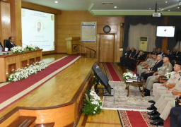 الفريق / أسامة عسكر يشـهد تنتفيذ النـدوة الإستراتيجية للأكـاديمية العسكريـة