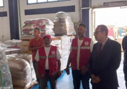 الهلال الأحمر المصري: عبور 33 شاحنة مساعدات إنسانية إلى غزة