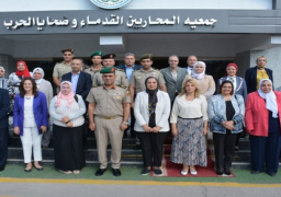 بالصور .. جمعية المحاربين القدماء وضحايا الحرب تستقبل وفدين من جامعتى القاهرة وعين شمس