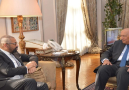 بالصور .. شكري يعقد مباحثات موسعة مع نظيره البريطاني حول التصعيد العسكري في غزة