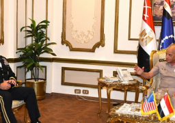 بالفيديو والصور.. وزير الدفاع يلتقي قائد القيادة المركزية الأمريكية