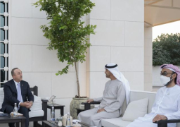 رئيس الإمارات ووزير خارجية تركيا يبحثان تعزيز لاستجابة الإنسانية لأهالي غزة