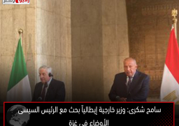 سامح شكرى: وزير خارجية إيطالياً بحث مع الرئيس السيسى الأوضاع فى غزة