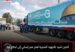 الصين تشيد بالجهود المصرية لفتح ممر إنساني إلى قطاع غزة