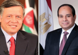 قمة مصرية _ أردنية بالقاهرة اليوم