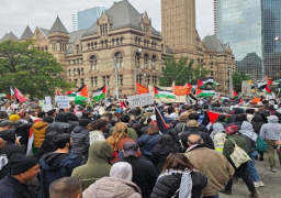 مظاهرات فلسطينية حاشدة في كندا وسط إجراءات أمنية مشددة