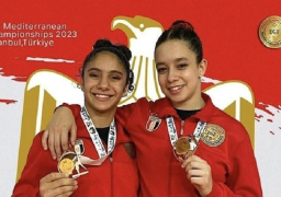 منتخب الجمباز الفني يضيف 6 ميداليات جديدة ببطولة البحر المتوسط