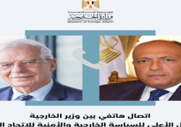 وزير الخارجية يتلقى اتصالات من الممثل الأعلى للسياسة الخارجية والأمنية للاتحاد الأوروبي ووزير خارجية البرازيل