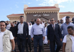 وزير النقل يتفقد مشروع إعادة تأهيل وتطوير خط السكة الحديد الفردان/بئر العبد