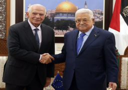 الرئيس عباس يلتقي بوريل ويؤكد الرفض القاطع لتهجير الفلسطينيين من غزة أو الضفة