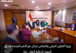 وزيرتا التعاون الدولي والتضامن تبحثان مع الأمم المتحدة تنسيق الجهود الاغاثية لأهالي غزة