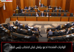 الولايات المتحدة تدعو برلمان لبنان لانتخاب رئيس للبلاد