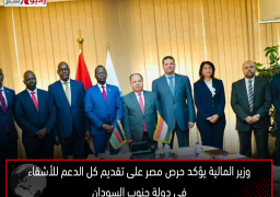 وزير المالية يؤكد حرص مصر على تقديم كل الدعم للأشقاء في دولة جنوب السودان
