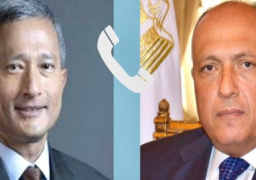 وزير الخارجية يبحث هاتفيا مع نظيريه من سنغافورة ورومانيا جهود وقف إطلاق النار بقطاع غزة