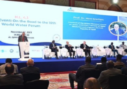 وزير الرى: مجلس وزراء المياه الأفارقة يلعب دور تنسيقى هام على مستوى القارة الأفريقية