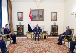 الرئيس السيسي يؤكد ضرورة اضطلاع المجتمع الدولي بمسئولياته في تنفيذ قرارات مجلس الأمن والجمعية العامة للأمم المتحدة بشأن غزة