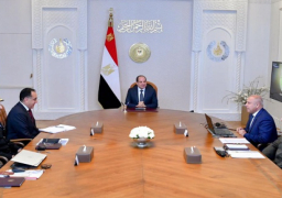 الرئيس السيسي يبحث مع رئيس الوزراء ووزير النقل تطورات عدد من المشروعات القومية
