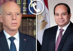 السيسي يتلقى اتصالا هاتفيا من نظيره التونسي للتهنئة بإعادة انتخابه رئيسا لمصر