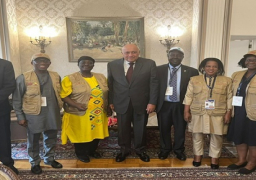 بالصور.. شكري يستقبل رئيسة البعثة المشتركة للاتحاد الإفريقي والكوميسا لمتابعة الانتخابات الرئاسية