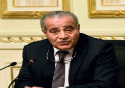بالصور.. وزير التموين يضع حجر الأساس للمستودع الاستراتيجي للسلع الغذائية بالفيوم