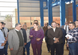 بالصور.. وزيرة الثقافة تتفقد مشروع إنشاء مركز 15 مايو للثقافة والفنون